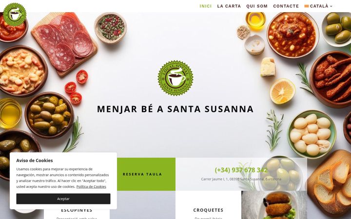 Screenshot of localsocialsantasusanna.com