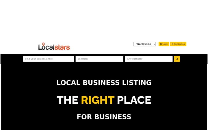 Screenshot of localstar.org