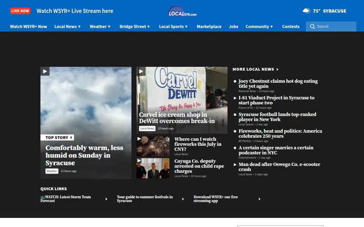 Screenshot of localsyr.com