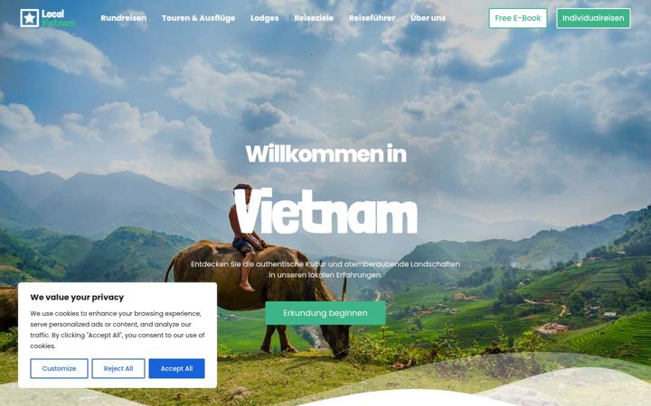 Screenshot of localvietnam.de