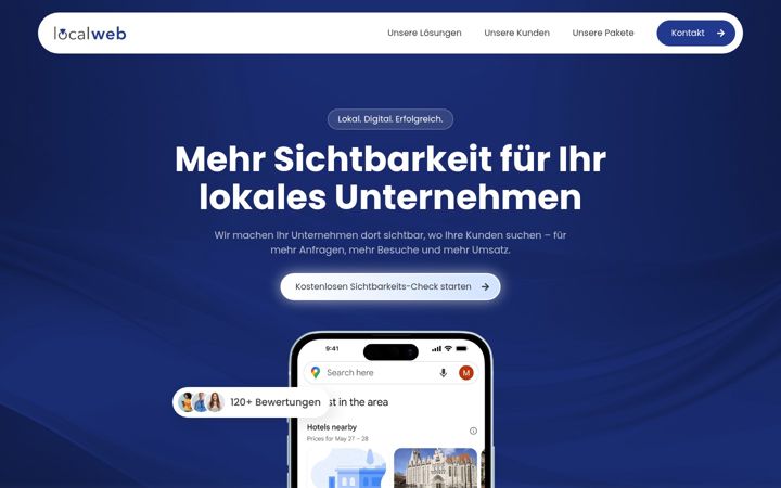 Screenshot of localweb.de