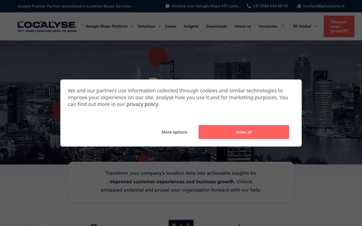 Screenshot of localyse.eu