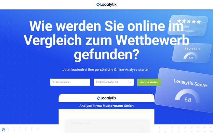 Screenshot of localytix.de