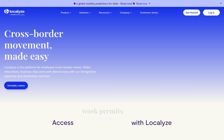 Screenshot of localyze.com
