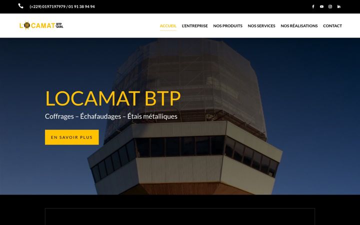 Screenshot of locamatbtp.fr