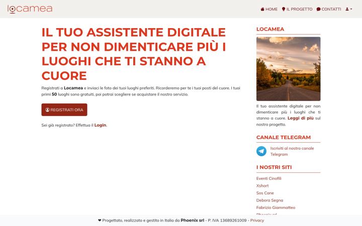 Screenshot of locamea.it