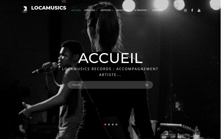 Screenshot of locamusicsrecords.com