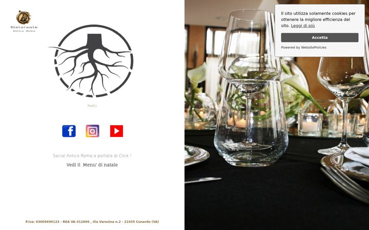 Screenshot of locandaanticaroma.it