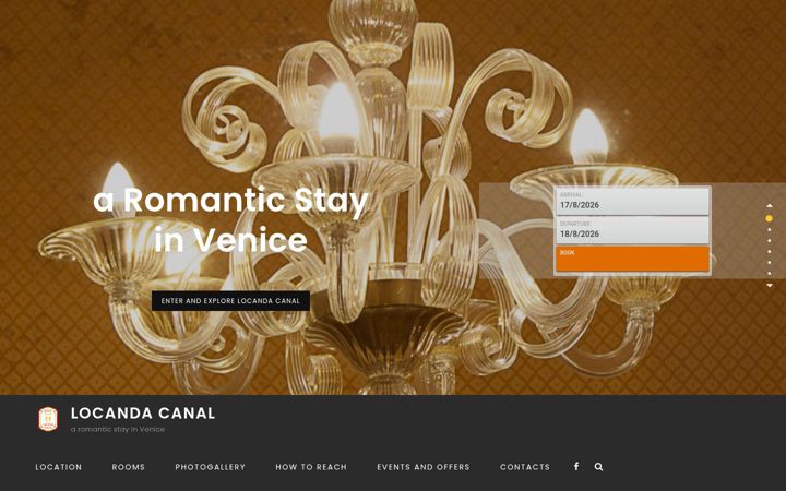 Screenshot of locandacanal.com
