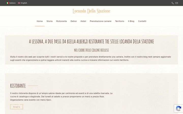 Captura de pantalla de locandadellastazione.com