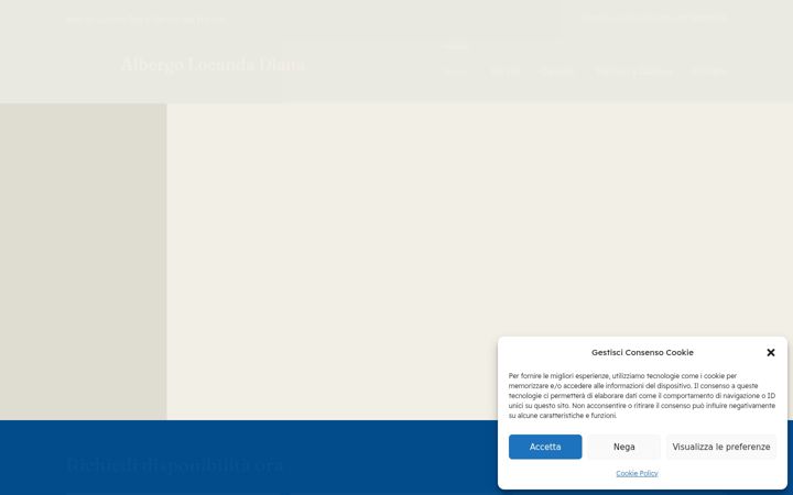 Screenshot of locandadiana.com