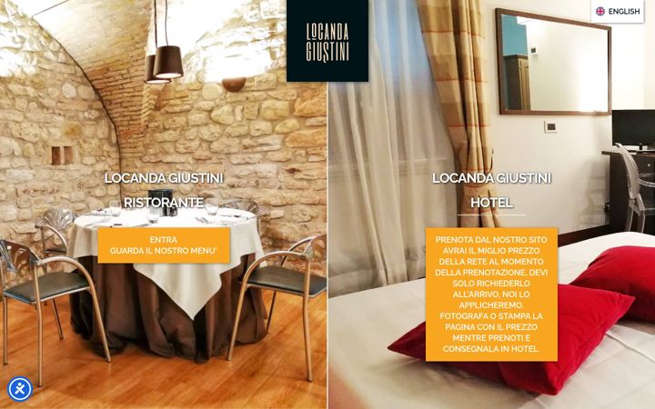 Screenshot of locandagiustini.com