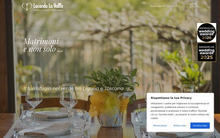 Screenshot of locandalavalle.com