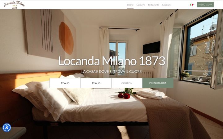 Screenshot of locandamilano.com