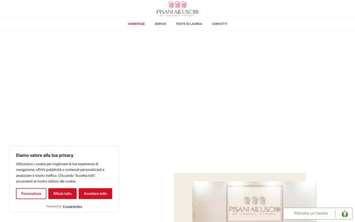 Screenshot of locandapisanialluscio.it