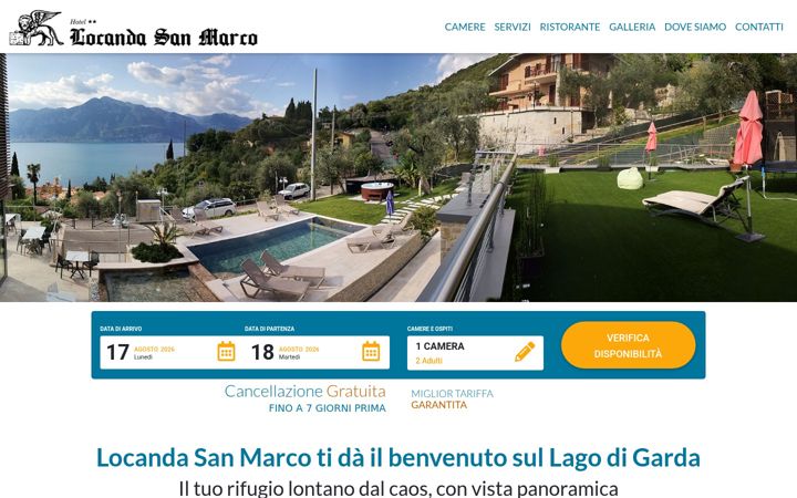 Screenshot of locandasanmarco.it