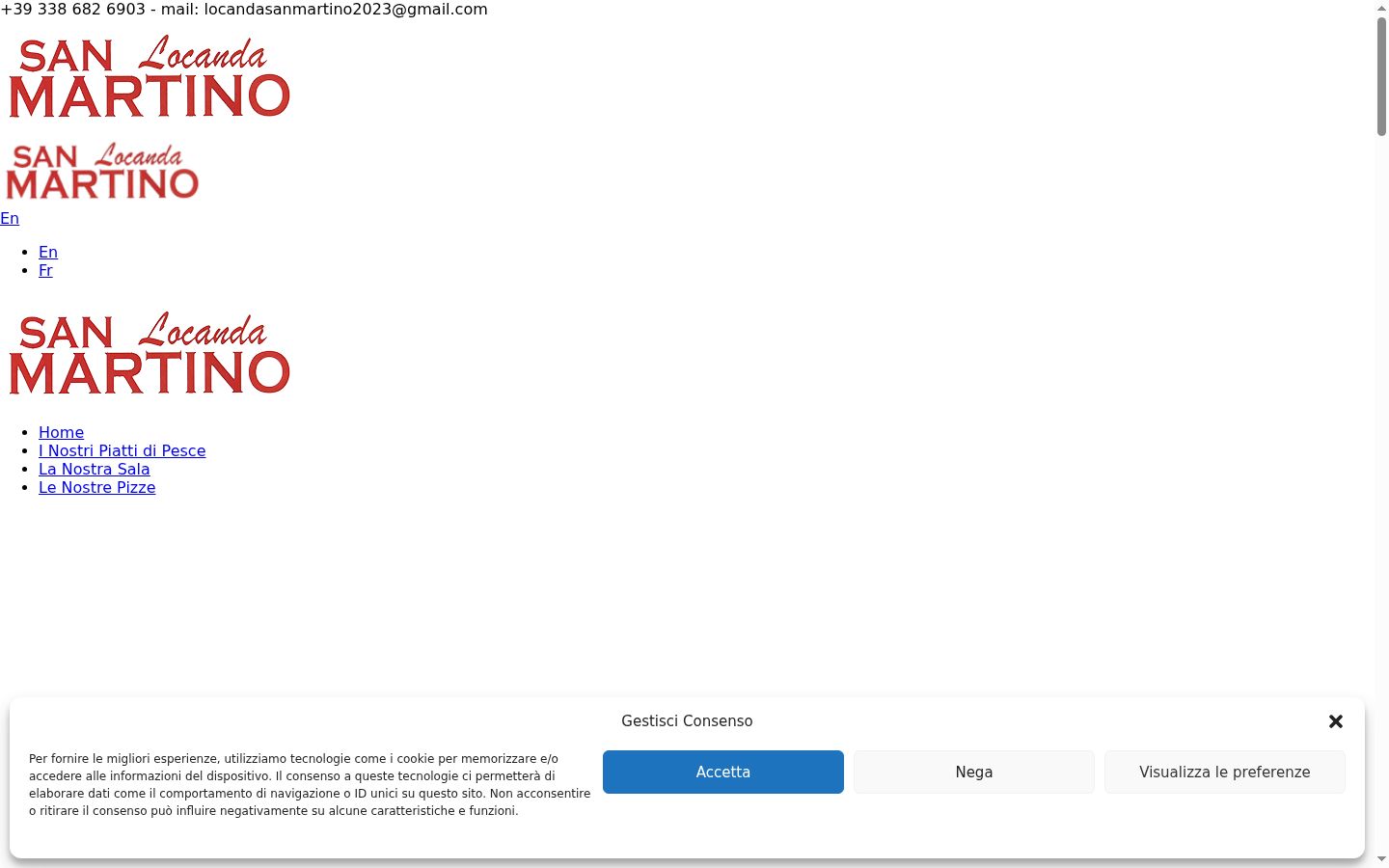 Captura de pantalla del banner de consentimiento mostrado antes de cualquier interacción