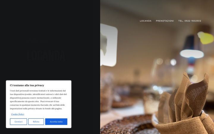 Screenshot of locandavecchiocaseificio.it