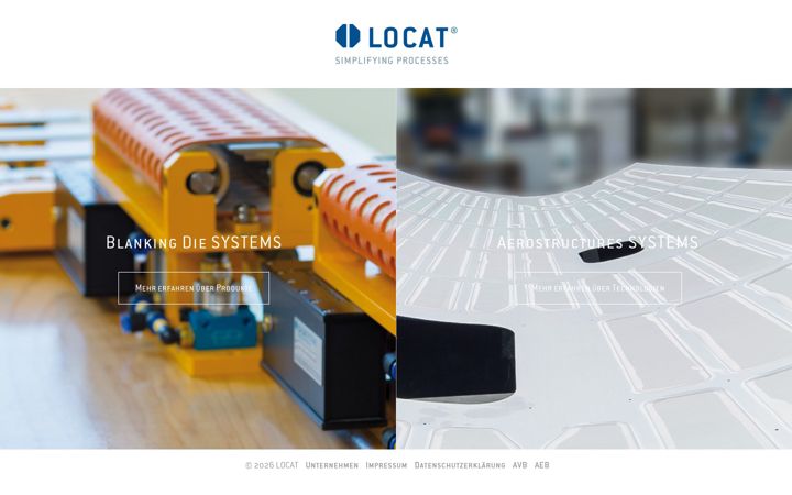 Screenshot of locat.net