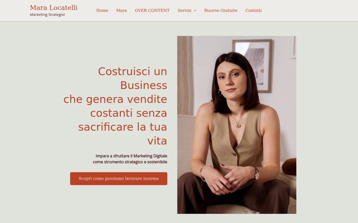 Screenshot of locatellimara.it