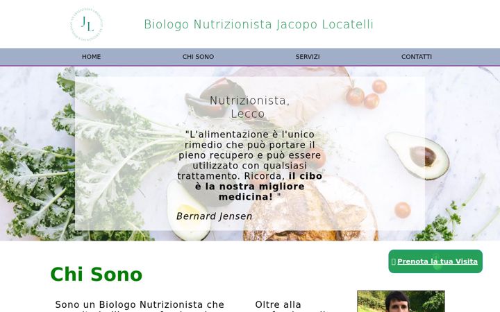 Screenshot of locatellinutrizionista.it