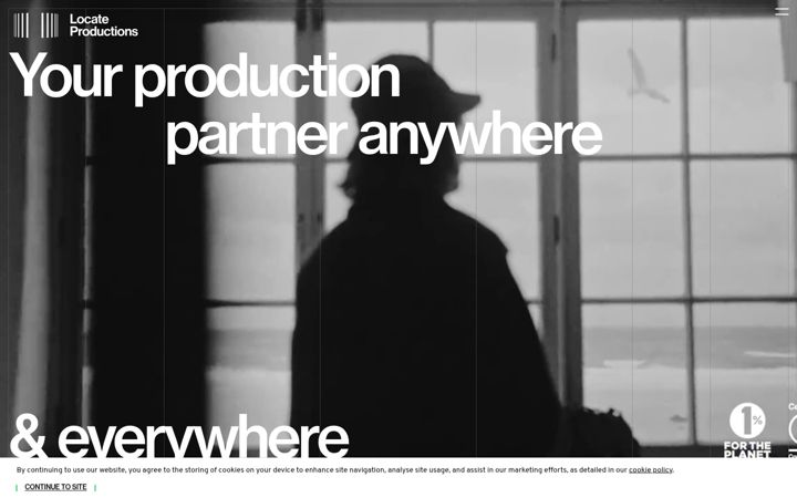 Screenshot of locateproductions.com