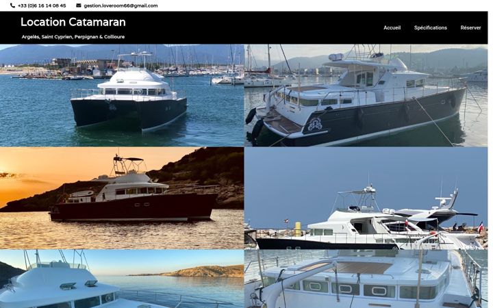 Screenshot of location-bateau-argeles-sur-mer.com