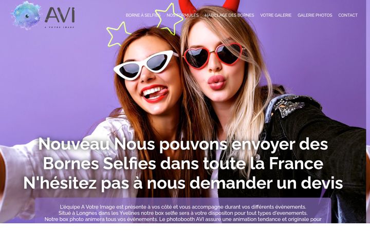 Screenshot of location-box-selfie.com