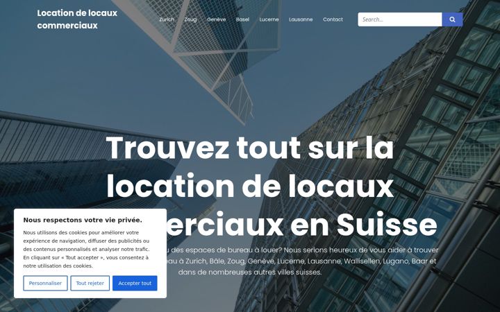 Screenshot of location-de-locauxcommerciaux.ch