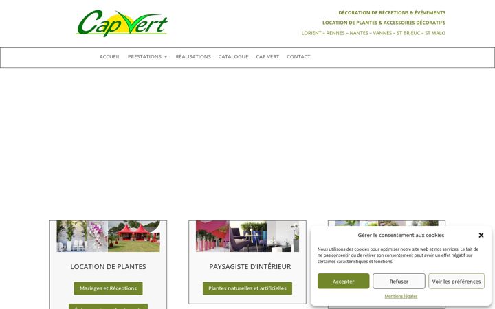 Screenshot of location-de-plantes.com