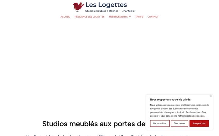 Screenshot of location-rennes-logettes.com