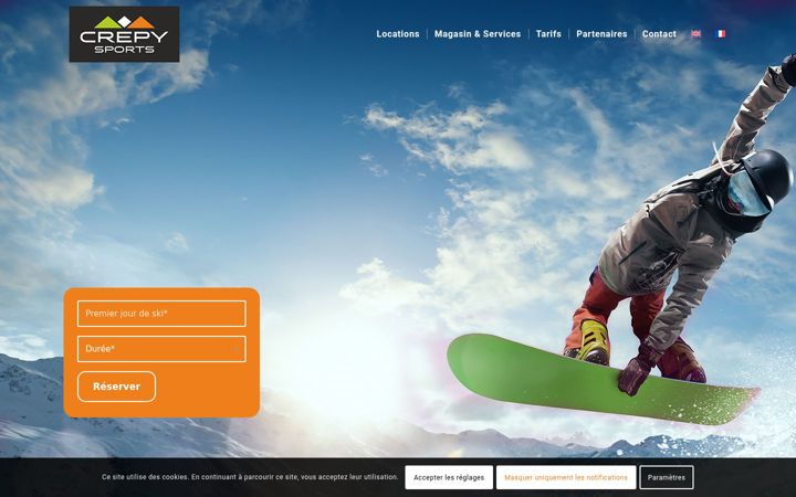 Screenshot of location-ski-crepysports.com