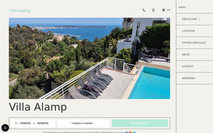 Screenshot of location-villa-super-cannes.com