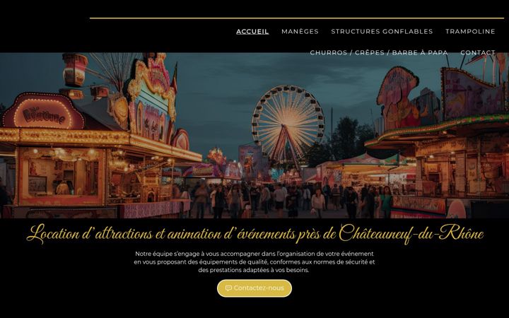 Screenshot of locationattractions.fr