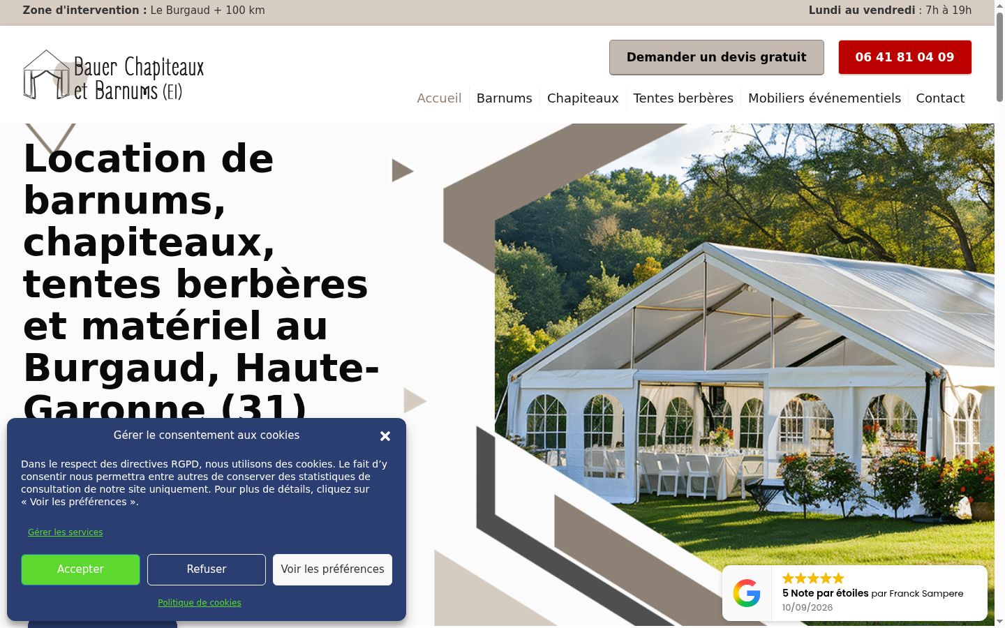 Screenshot tal-banner tal-kunsens muri qabel kwalunkwe interazzjoni