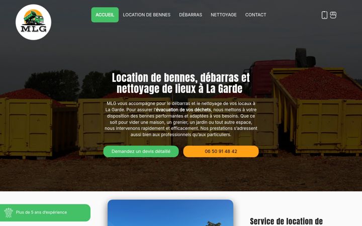 Screenshot of locationbennes-paca.fr