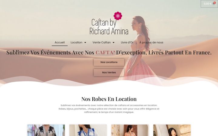 Screenshot of locationcaftanrichard.com
