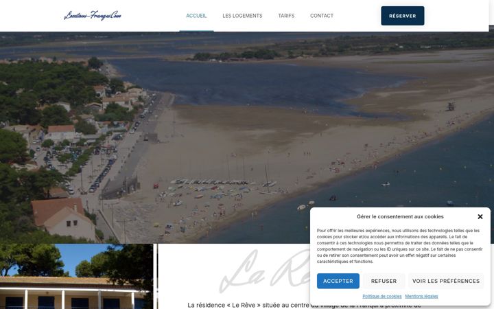 Screenshot of locations-franqui.com