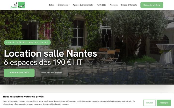 Screenshot of locationsallenantes.com