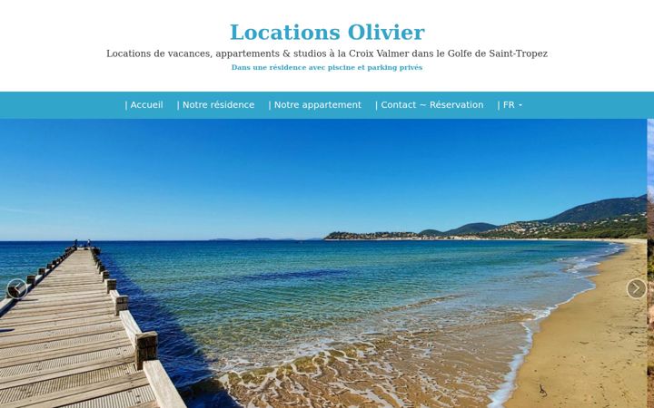Screenshot of locationsolivier.com
