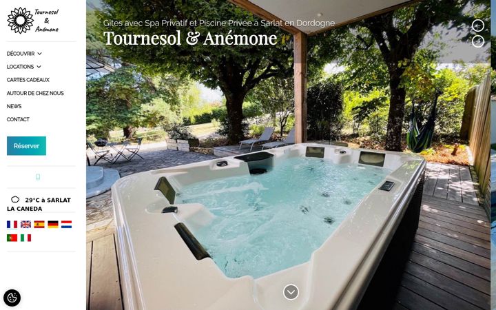 Screenshot of locationtournesol.com