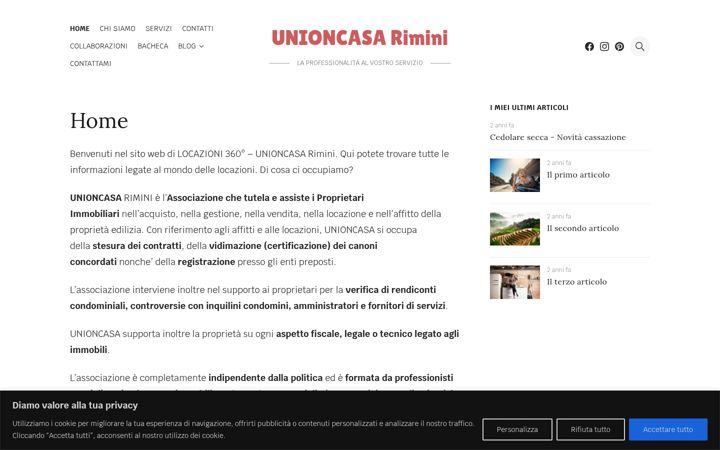 Screenshot of locazioni360.altervista.org