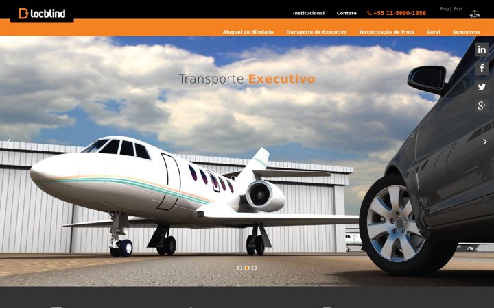 Screenshot of locblind.com.br