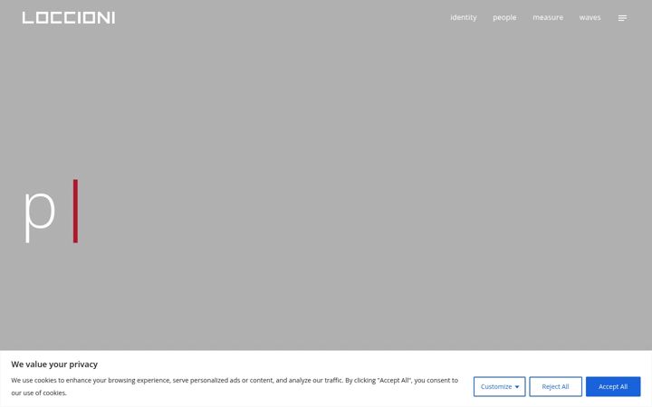 Screenshot of loccioni.com