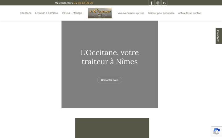 Screenshot of loccitane-traiteur-nimes.fr