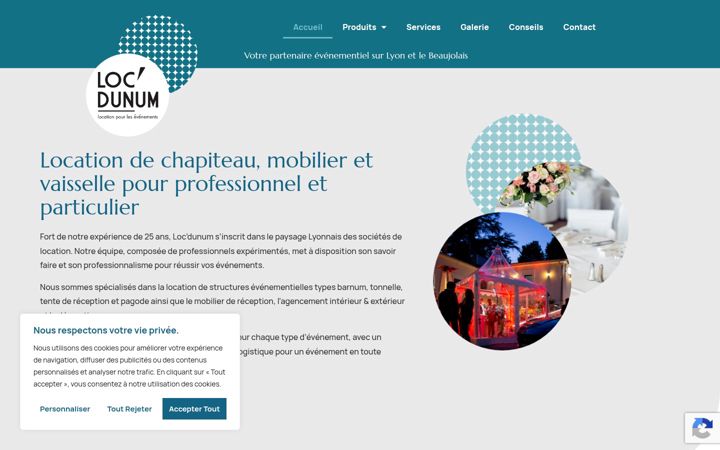 Screenshot of locdunum.com