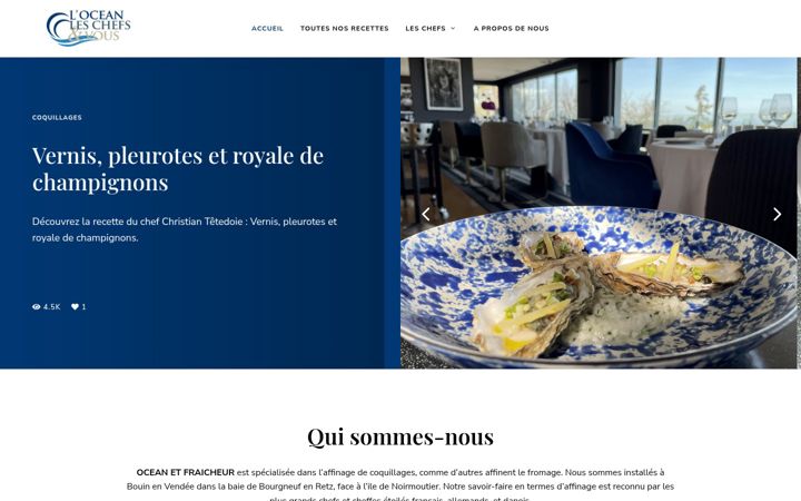 Screenshot of locean-leschefs-et-vous.com