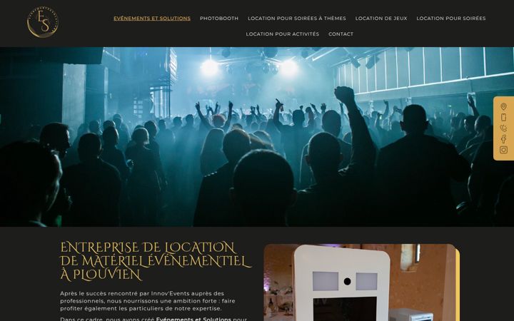 Screenshot of locevents29.fr