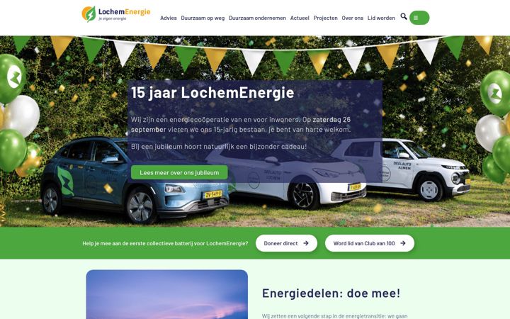Screenshot of lochemenergie.org