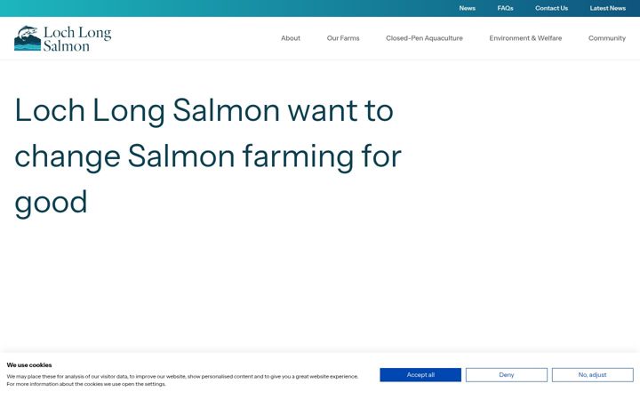 Screenshot of lochlongsalmon.com